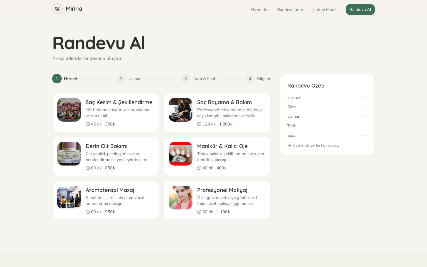 Randevu al